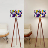 Kate McEnroe New York Mid Century Modern Abstract Geometric Tripod Floor LampTripod Floor Lamps3GGPkSaJH3