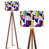 Kate McEnroe New York Mid Century Modern Abstract Geometric Tripod Floor LampTripod Floor Lamps3GGPkSaJH3