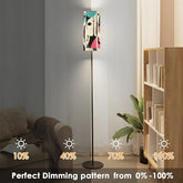 Kate McEnroe New York Mid Century Modern Abstract Slim Floor Lamp, Retro Geometric Accent LightingSlim Floor Lamps6xQCirVFho