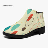 Kate McEnroe New York Mid Century Modern Ankle Boots Funky Retro 60s 70s Patterned Low Heel BootiesAnkle Bootsdtj42nku_001