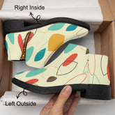 Kate McEnroe New York Mid Century Modern Ankle Boots Funky Retro 60s 70s Patterned Low Heel BootiesAnkle Bootsdtj42nku_001