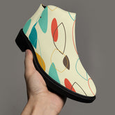 Kate McEnroe New York Mid Century Modern Ankle Boots Funky Retro 60s 70s Patterned Low Heel BootiesAnkle Bootsdtj42nku_001