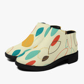 Kate McEnroe New York Mid Century Modern Ankle Boots Funky Retro 60s 70s Patterned Low Heel BootiesAnkle Bootsdtj42nku_001