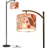 Kate McEnroe New York Mid Century Modern Arc Floor Lamp Autumn Botanical Retro LightingArc Floor LampsJKdciUvse5