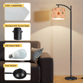 Kate McEnroe New York Mid Century Modern Arc Floor Lamp, Retro Pink Starburst LightingArc Floor Lampss6srlpaOU3