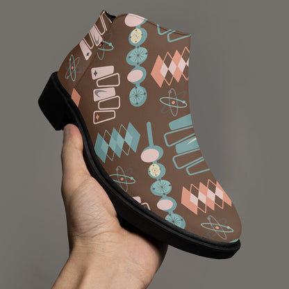Kate McEnroe New York Mid Century Modern Atomic Age Starburst Boots Retro Ankle BootiesAnkle Bootsg27og7ib_001
