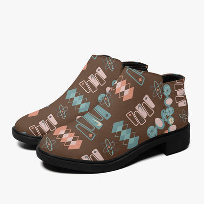 Kate McEnroe New York Mid Century Modern Atomic Age Starburst Boots Retro Ankle BootiesAnkle Bootsg27og7ib_001