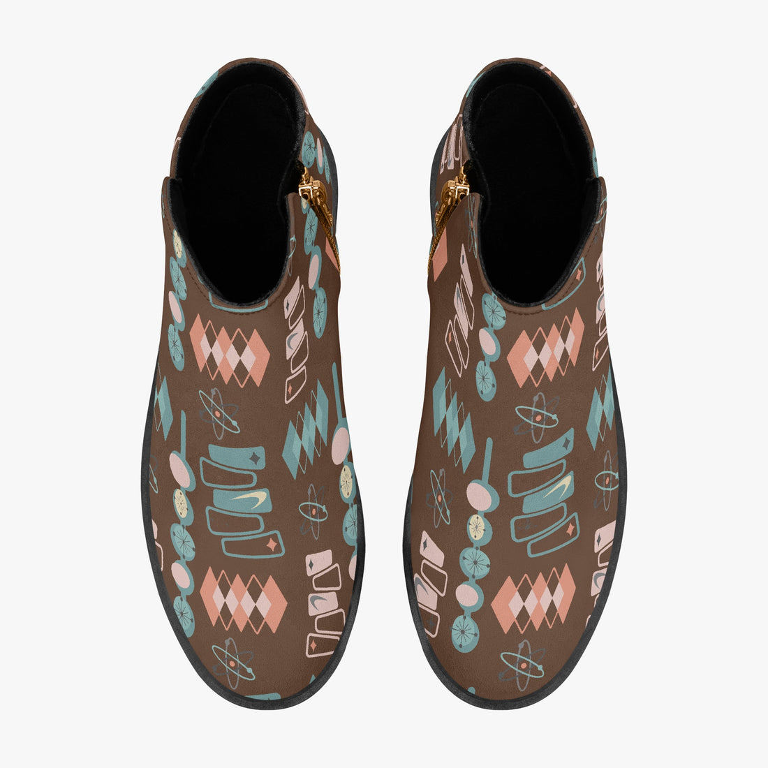 Kate McEnroe New York Mid Century Modern Atomic Age Starburst Boots Retro Ankle BootiesAnkle Bootsg27og7ib_001