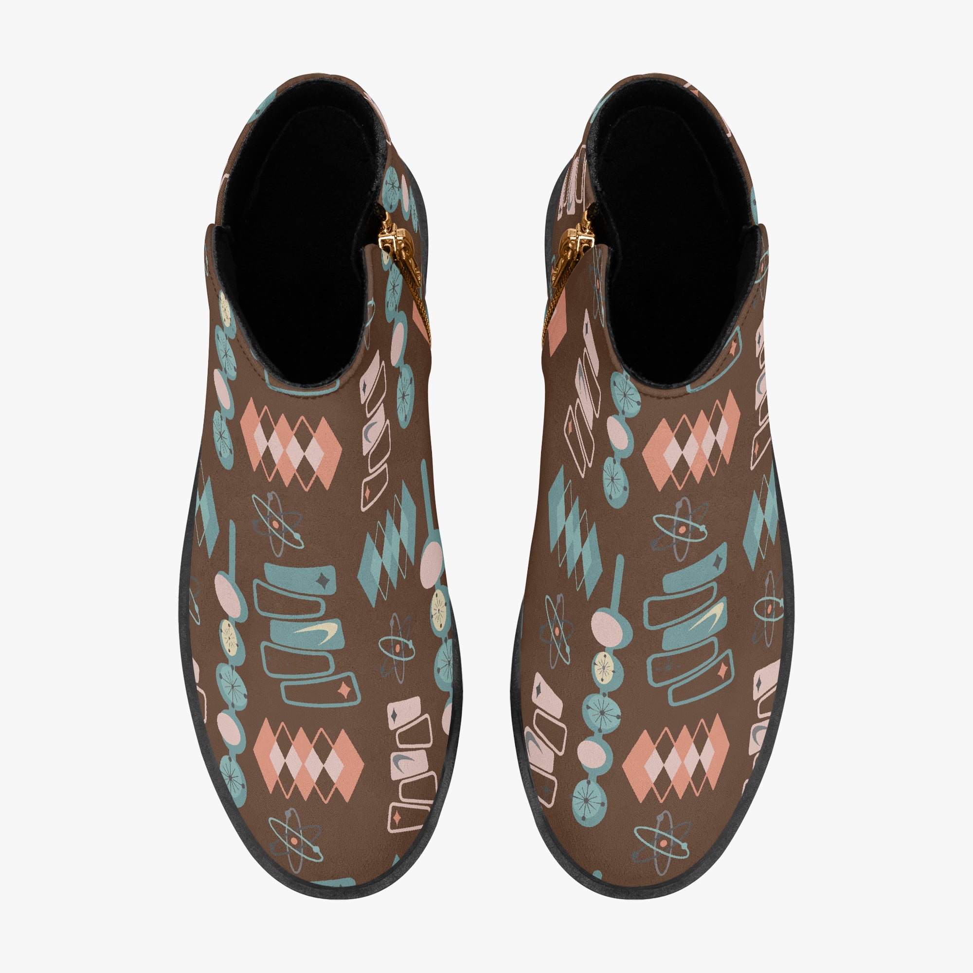 Kate McEnroe New York Mid Century Modern Atomic Age Starburst Boots Retro Ankle BootiesAnkle Bootsg27og7ib_001