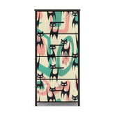 Kate McEnroe New York Mid Century Modern Atomic Black Cat Boomerang 4 Drawer DresserDressersURJJAuw9FZ