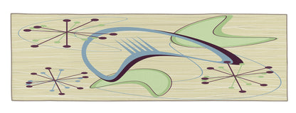 Kate McEnroe New York Mid Century Modern Atomic Boomerang Starburst Retro MCM Area RugRugsATMBMRG2X3