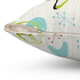 Kate McEnroe New York Mid Century Modern Atomic Boomerang Throw Pillow with InsertThrow Pillows19265573856932267025