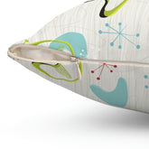 Kate McEnroe New York Mid Century Modern Atomic Boomerang Throw Pillow with InsertThrow Pillows25931604823884742456