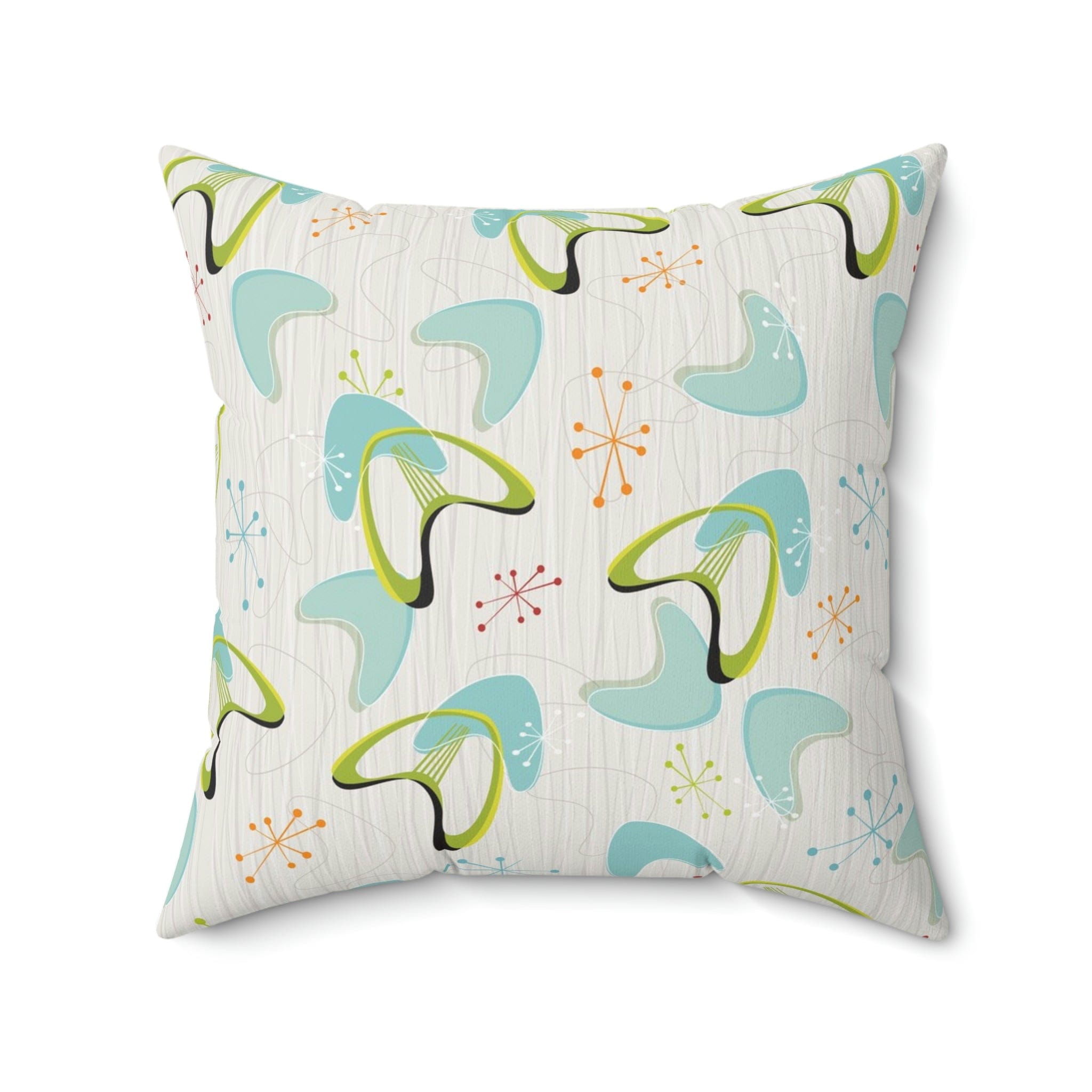 Kate McEnroe New York Mid Century Modern Atomic Boomerang Throw Pillow with InsertThrow Pillows25931604823884742456