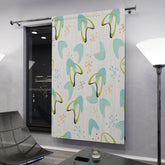 Kate McEnroe New York Mid Century Modern Atomic Boomerang Window CurtainsWindow CurtainsCurtainSheer - 50x84 - DoublePanel