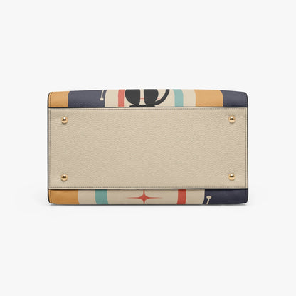 Kate McEnroe New York Mid Century Modern Atomic Cat Abstract Block Satchel HandbagHandbagsca9k0tbj_001