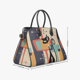 Kate McEnroe New York Mid Century Modern Atomic Cat Abstract Block Satchel HandbagHandbagsca9k0tbj_001