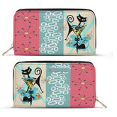 Kate McEnroe New York Mid Century Modern Atomic Cat Martini Zip Around WalletWalletsWE9Q0G6W-2