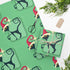 Kate McEnroe New York Mid Century Modern Atomic Cat Retro Christmas Wrapping Paper, MCM Green Kitschy Black Cats Holiday Gift WrapWrapping Paper16743975216285829476