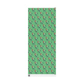 Kate McEnroe New York Mid Century Modern Atomic Cat Retro Christmas Wrapping Paper, MCM Green Kitschy Black Cats Holiday Gift WrapWrapping Paper33617010071350526882