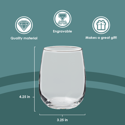 Kate McEnroe New York Mid Century Modern Atomic Cat Stemless Wine Glass, 11.75oz Retro Whimsical Sipware, MCM Kitschy DrinkwareWine Glasses21338189572524477717