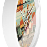 Kate McEnroe New York Mid Century Modern Atomic Cat Wall Clock, Retro Vintage Kitsch Home AccentWall Clocks77232776637768243194