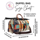 Kate McEnroe New York Mid Century Modern Atomic Cat Waterproof Travel Duffel BagDuffel BagsD2787561
