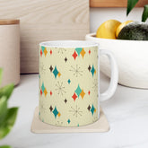 Kate McEnroe New York Mid Century Modern Atomic Diamond Starburst MugMugs17677396054781367638