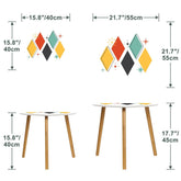 Kate McEnroe New York Mid Century Modern Atomic Diamonds Starburst Nesting TablesNesting TableszWTtjZow0J