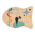 Kate McEnroe New York Mid Century Modern Atomic Kitschy Cat Fish Shaped Pet Feeding Mats, Retro Starburst Non - Slip, Highly Absorbent Pads - 128181923Pet Feeding Mats17105261926290824387