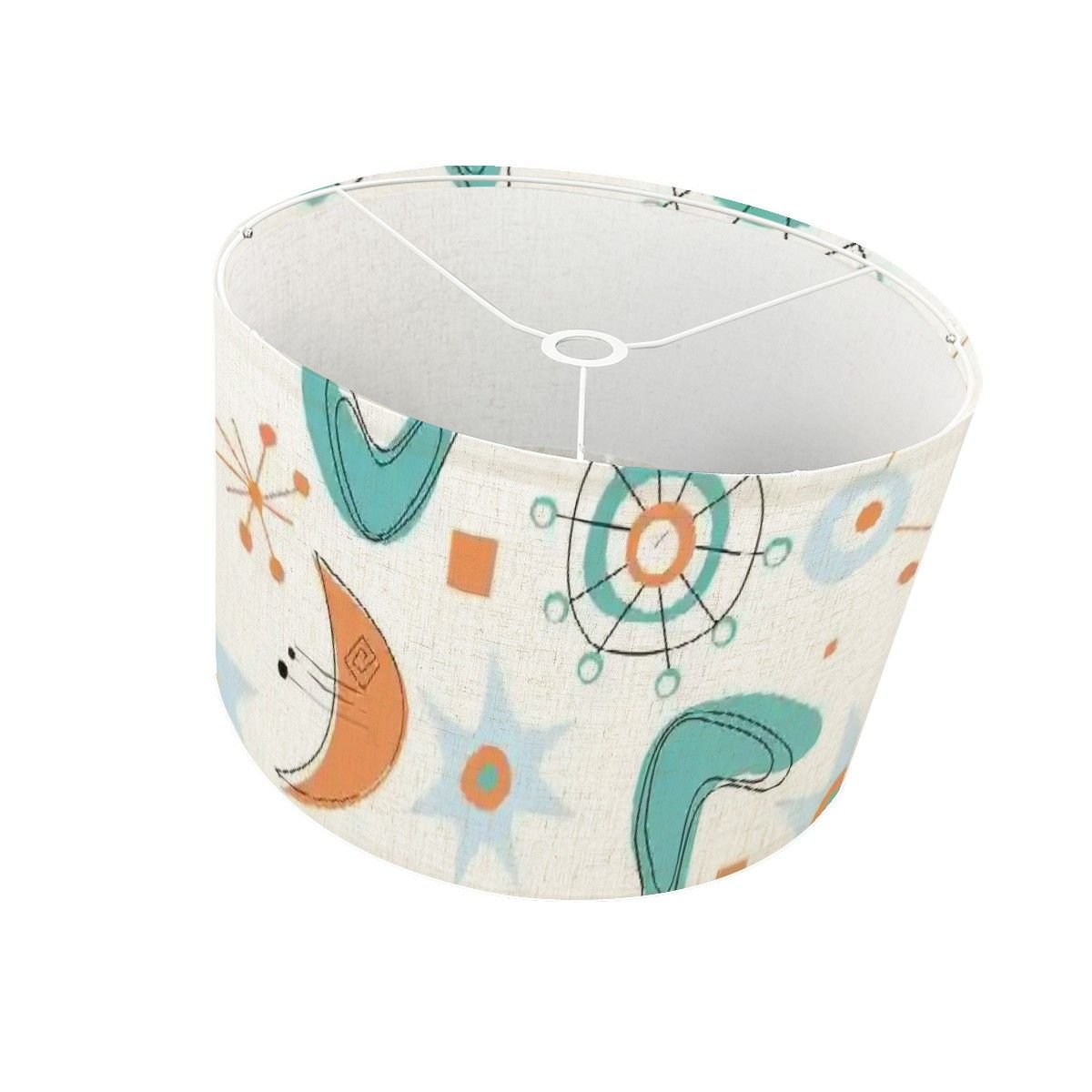 Kate McEnroe New York Mid Century Modern Atomic Lampshade, Retro Boomerang Starburst 50s Design, MCM Accent Lighting ShadeLamp ShadesO5r933Ugcd