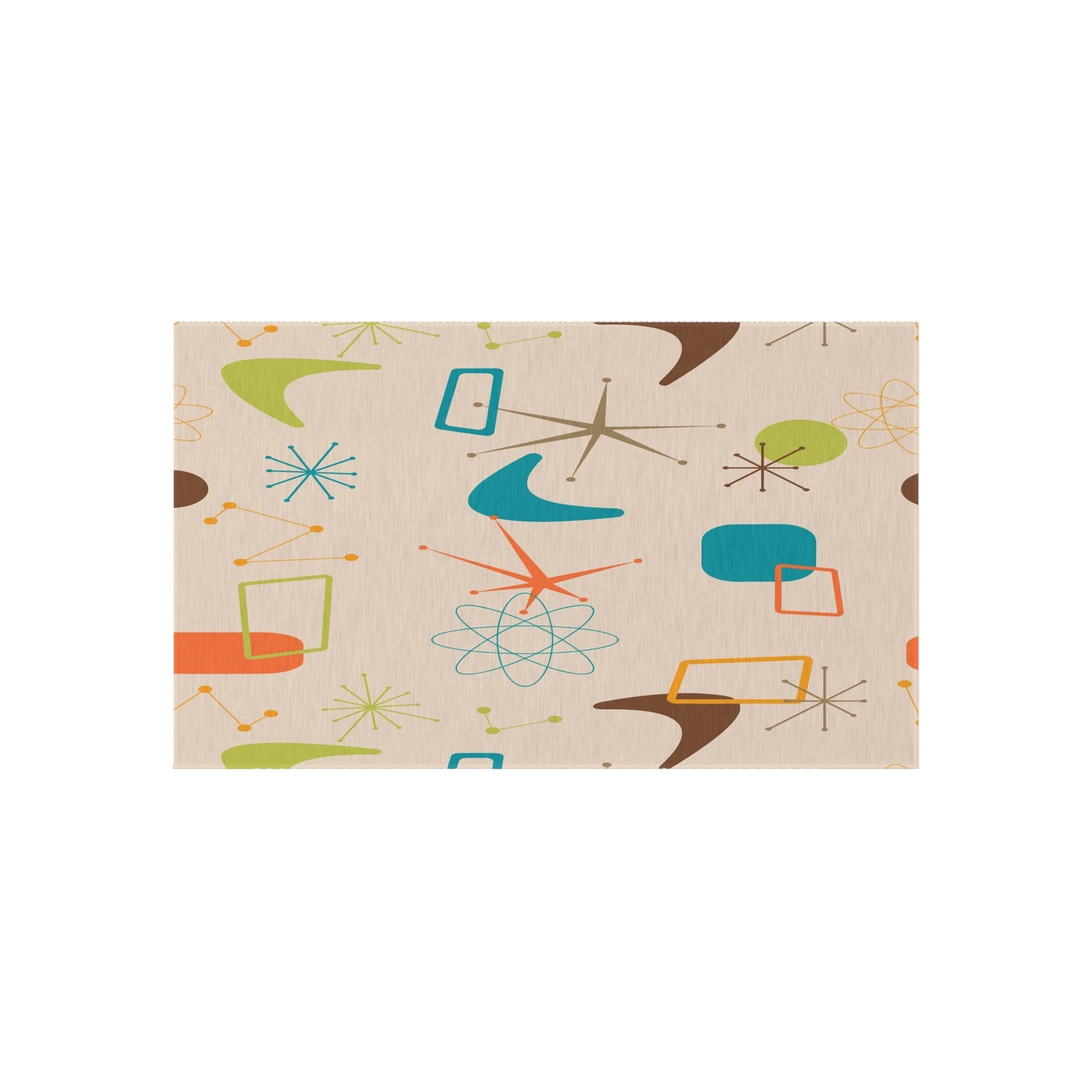 Kate McEnroe New York Mid Century Modern Atomic Outdoor Rug, Retro Boomerang Pattern Patio AccentRugs20409759514536916253