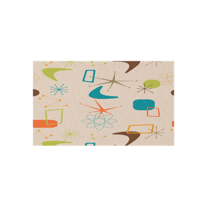 Kate McEnroe New York Mid Century Modern Atomic Outdoor Rug, Retro Boomerang Pattern Patio AccentRugs20409759514536916253