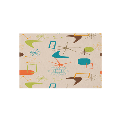 Kate McEnroe New York Mid Century Modern Atomic Outdoor Rug, Retro Boomerang Pattern Patio AccentRugs60866395459922238041