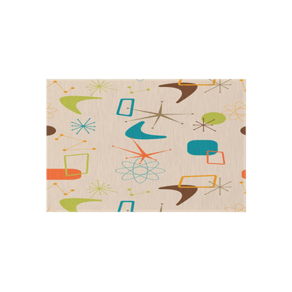 Kate McEnroe New York Mid Century Modern Atomic Outdoor Rug, Retro Boomerang Pattern Patio AccentRugs68007908580082925226