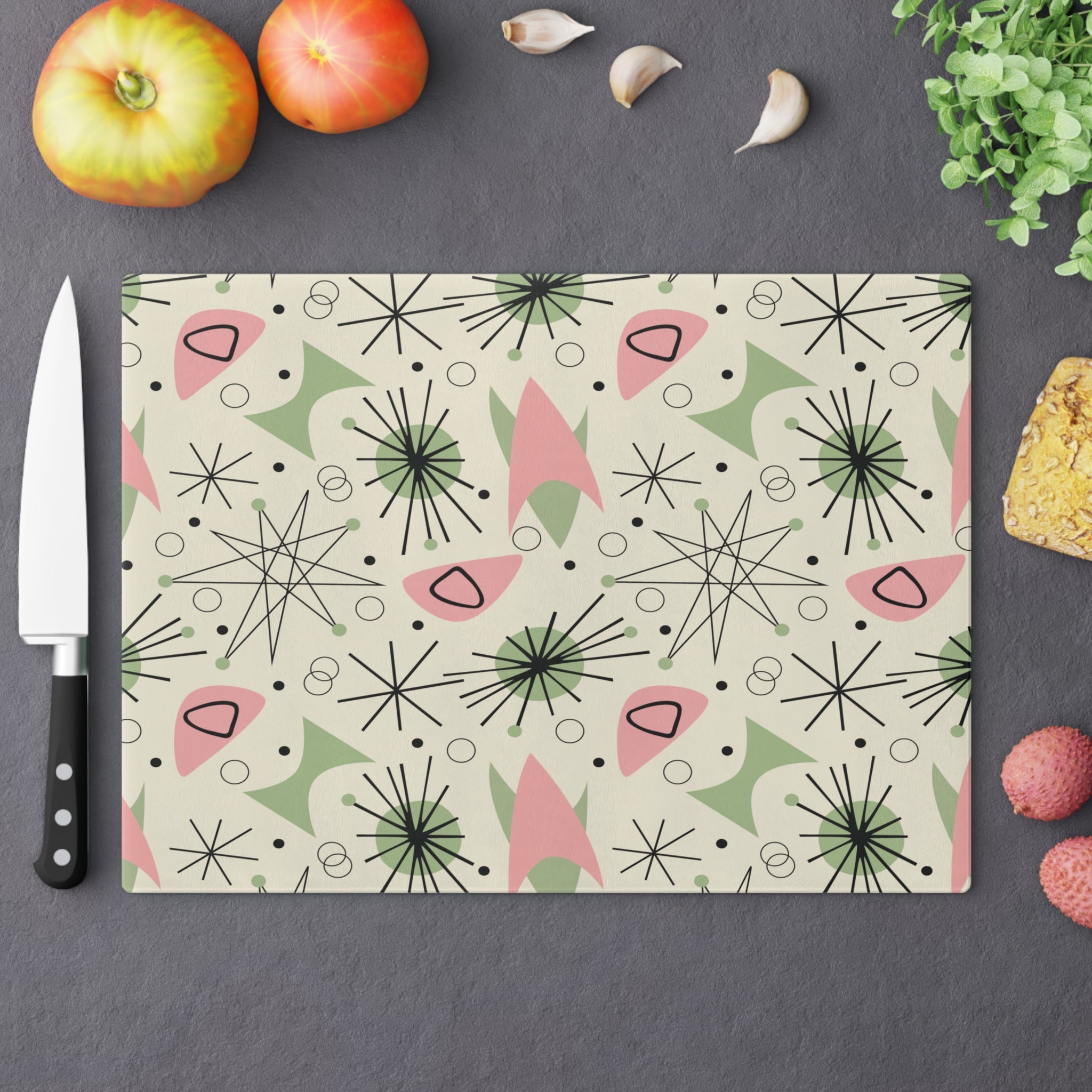 Kate McEnroe New York Mid Century Modern Atomic Starburst Cutting BoardCutting Boards13195257483615182607