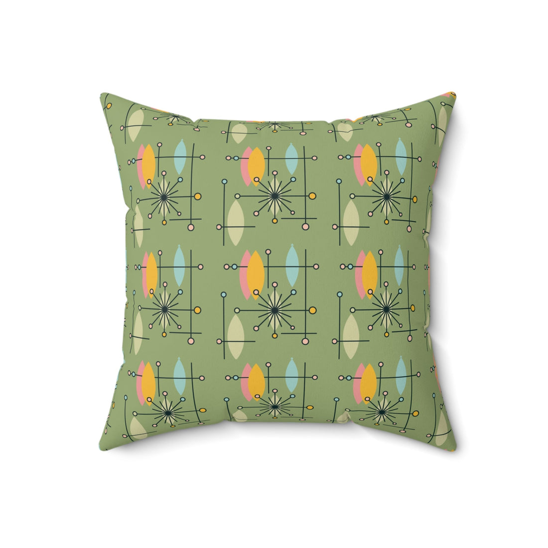 Kate McEnroe New York Mid Century Modern Atomic Starburst Sputnik Throw PillowThrow Pillows11449104671495923608