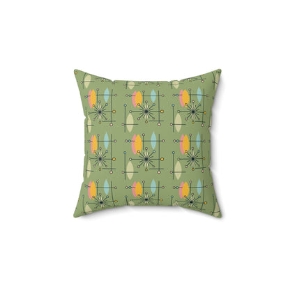 Kate McEnroe New York Mid Century Modern Atomic Starburst Sputnik Throw PillowThrow Pillows31777472239071177757