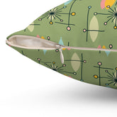 Kate McEnroe New York Mid Century Modern Atomic Starburst Sputnik Throw PillowThrow Pillows68426490190995366667