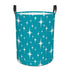 Kate McEnroe New York Mid Century Modern Atomic Starburst Teal Laundry BasketLaundry Basketslq0STxknVD