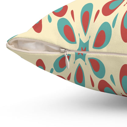 Kate McEnroe New York Mid Century Modern Atomic Teardrop Floral Throw PillowThrow Pillows28838493966488960142