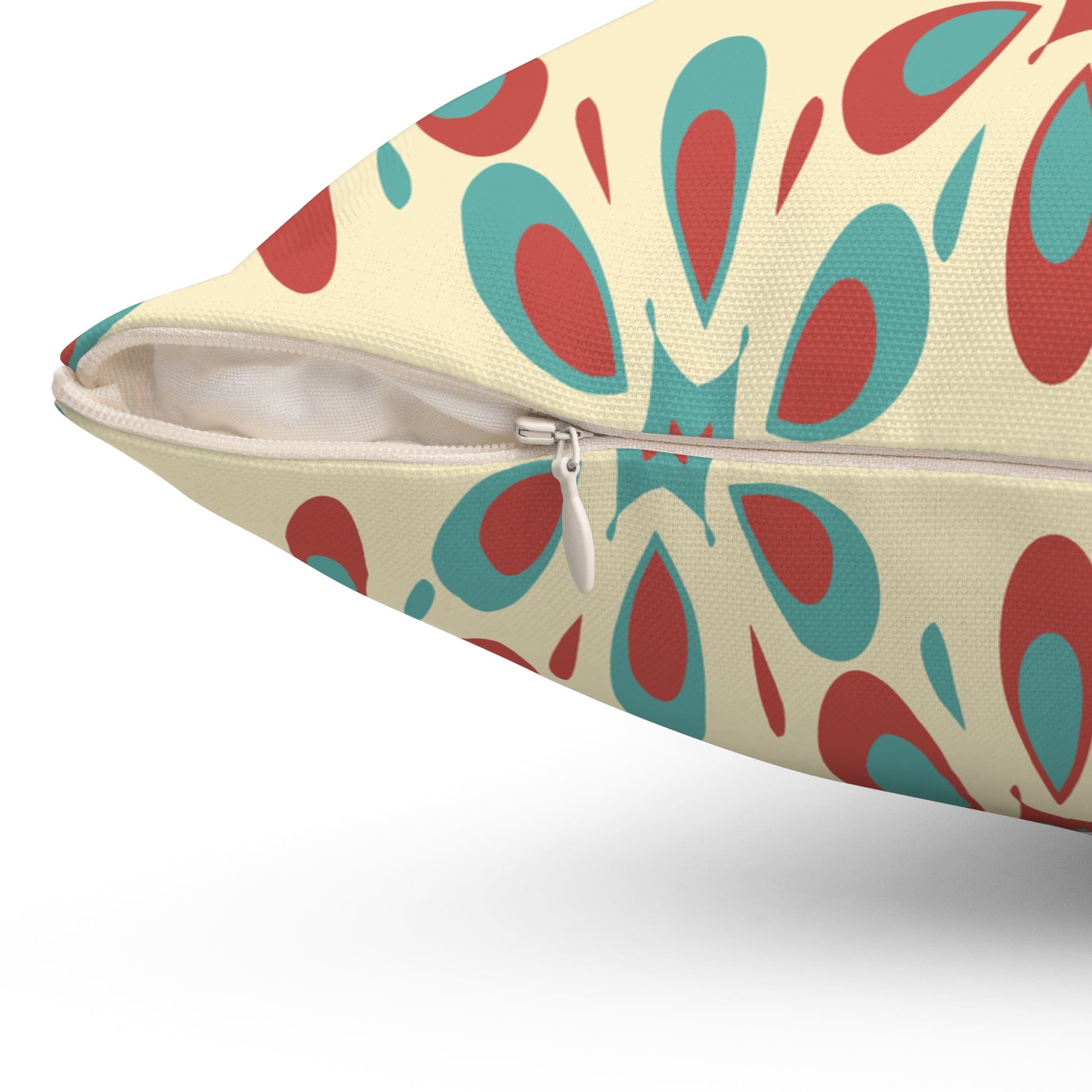 Kate McEnroe New York Mid Century Modern Atomic Teardrop Floral Throw PillowThrow Pillows28838493966488960142