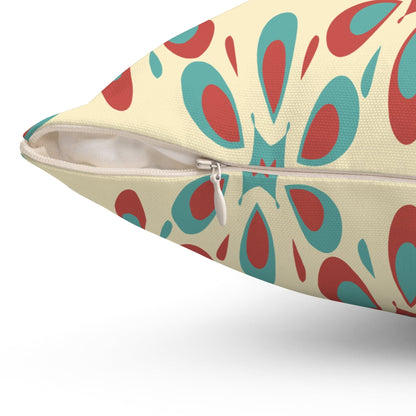 Kate McEnroe New York Mid Century Modern Atomic Teardrop Floral Throw PillowThrow Pillows28838493966488960142