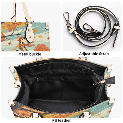 Kate McEnroe New York Mid Century Modern Autumn Handbag | Retro Atomic Cat PurseHandbagsW39ZJOLW - 4