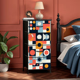 Kate McEnroe New York Mid Century Modern Bauhaus 4 Drawer DresserDressersThRNYzNYcx