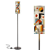 Kate McEnroe New York Mid Century Modern Bauhaus Tall Floor Lamp, Retro Geometric LightingTall Floor Lamps8ohlULnTgG
