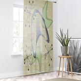 Kate McEnroe New York Mid Century Modern Boomerang Atomic Starburst Sheer Window CurtainsWindow Curtains70584361610542865872