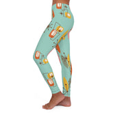 Kate McEnroe New York Mid Century Modern Boomerang Leggings, Retro Atomic Workout Pants, Funky Yoga Pants, Chic ActivewearLeggings31916561084516436110