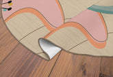 Kate McEnroe New York Mid Century Modern Boomerang Starburst Area RugRugsBMR - R23