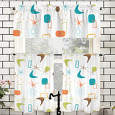 Kate McEnroe New York Mid Century Modern Boomerang Starburst Tier and Valance SetValancesD3376579